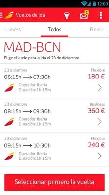 Iberia android App screenshot 0