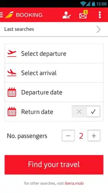 Iberia android App screenshot 1